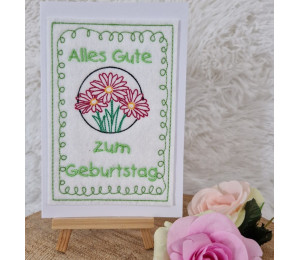 ADVENTSKALENDER 22. Dezember - Stickserie - ITH Postkarte Doodle Rahmen Vol. 2